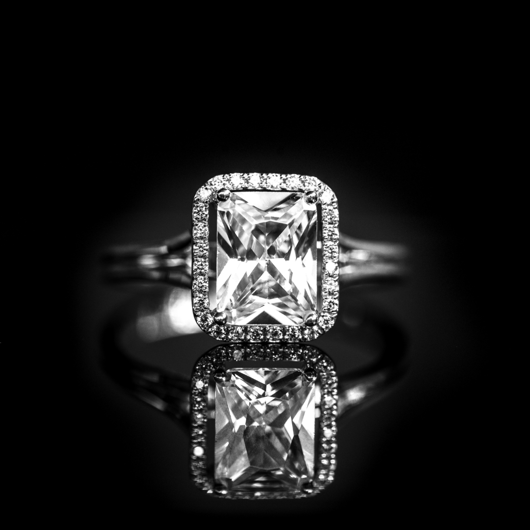 Adori Millennium Halo Diamond Ring