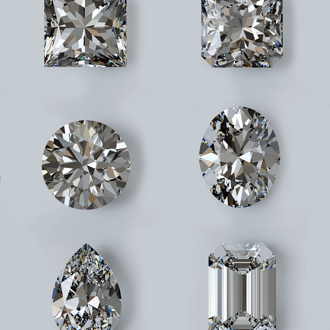 Adori Millennium Princess Diamond Asscher Diamond Round Diamond Oval Diamond